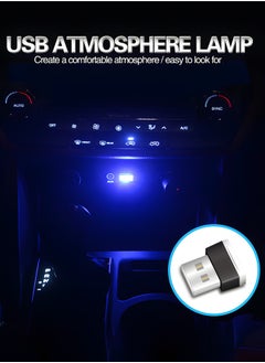 GROIC 2 Pieces Mini USB LED Light Car Interior Lights USB LED Atmosphere Lamp Light Plug-in 5V Universal USB Light Interior Ambient Lighting Kit for Cars Night Led Lights Decoration,Automotive Interior  - Image 2