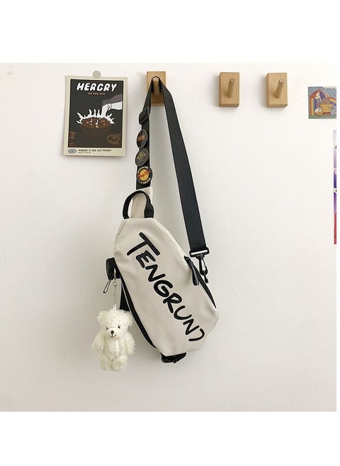 Men's and women's sports students' casual waist bag