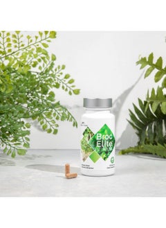 BrocElite Plus ; Broccoli Supplement W/Stabilized Sulforaphane Extract ; Zero Glyphosate Residue ; 30 Vegetable Capsules  - Image 3