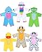 ARTST Doll Clothes12 inch Baby Doll Clothes6 Sets Animal Styling Valentines Gift for 10 11 12 inch Baby GirlBoy Dolls - Image 3