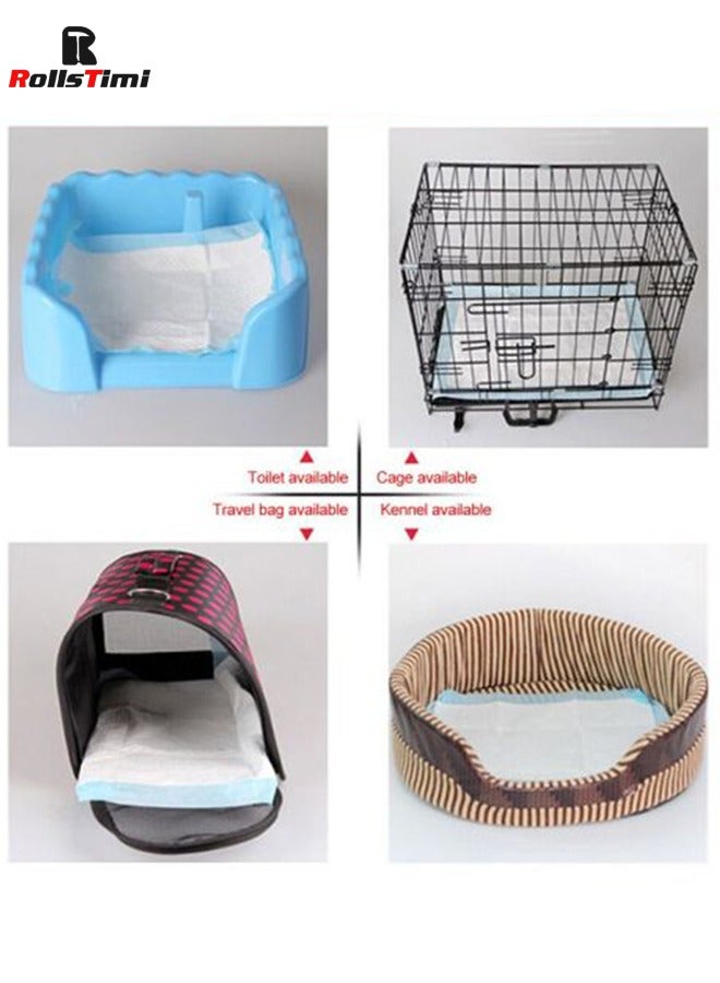 RollsTimi  60*60cm Puppy Training Pads Diaper Mats For Younger Pets Dog And Cat Pee Diaper With Heavy Duty Absorbency 40PCS - Image 3