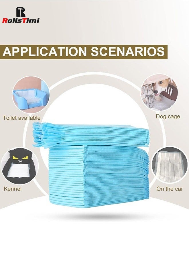 RollsTimi  60*60cm Puppy Training Pads Diaper Mats For Younger Pets Dog And Cat Pee Diaper With Heavy Duty Absorbency 40PCS - Image 4