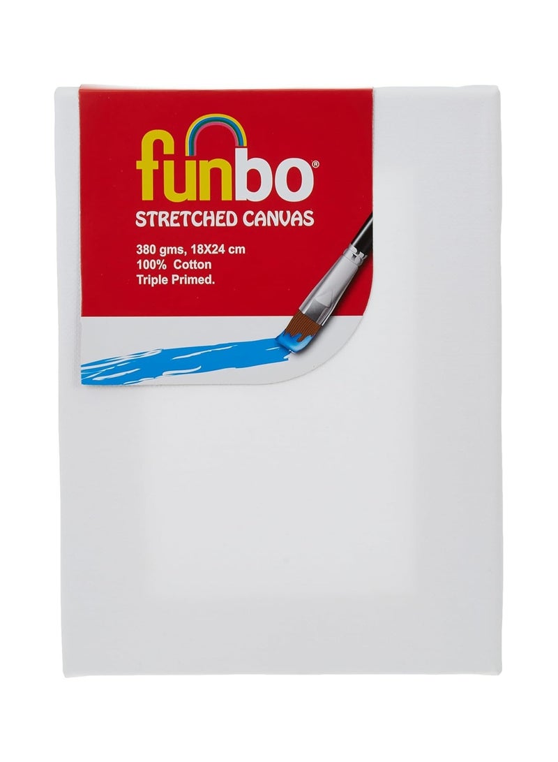 Funbo قماش قطن ممدود بحجم 18x24 سم بسمك 380 جرام لكل متر مربع - Image 1