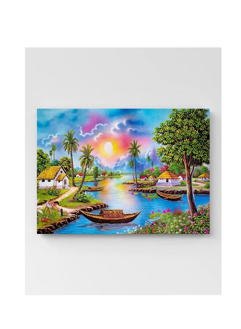 Funbo قماش قطن ممدود بحجم 18x24 سم بسمك 380 جرام لكل متر مربع - Image 4