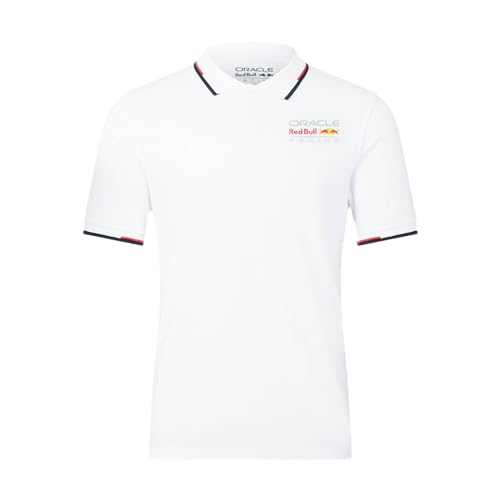 Castore Unisex Red Bull Racing F1 Core Color Logo Polo T-Shirt - White - Small - Image 1
