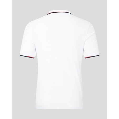 Castore Unisex Red Bull Racing F1 Core Color Logo Polo T-Shirt - White - Small - Image 2