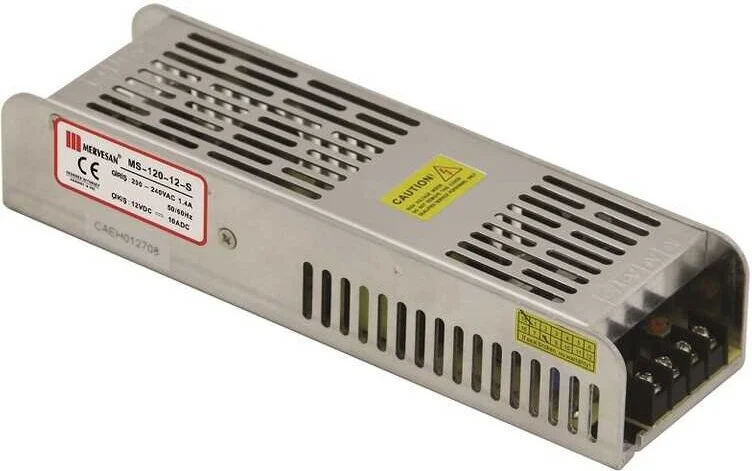 Mervesan MTLRS-120-12 120W 12V 10A Metal Case Adapter
