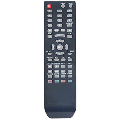 WINFLIKE Replace Remote Control fit for Hisense/Sharp TV 32H3D5 32H3E9 40H3D 43H3D 32H3308 39H3080E 40H3507 40H3509 43H3080E LC-32Q3170U LC-32Q3180U LC-40Q3000U LC-43Q3000U LC-65Q6020U EN-83804H EN-83804S - Image 1