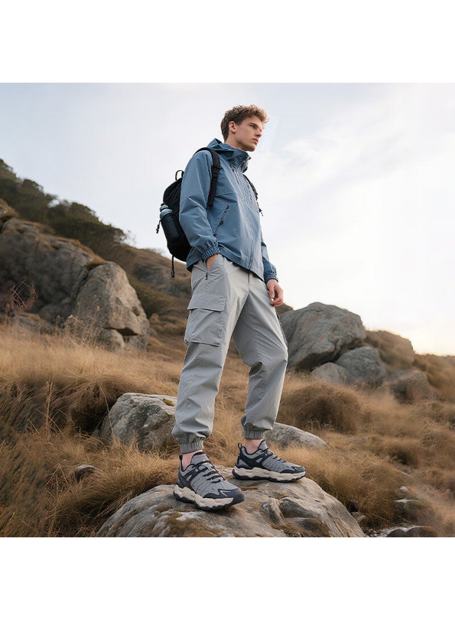 Lotto Men's Spring Leather Hiking Outdoor Sports Shoes Durable Casual Walking Shoes For Couples 957 Dark Gray Size 44 - Image 4