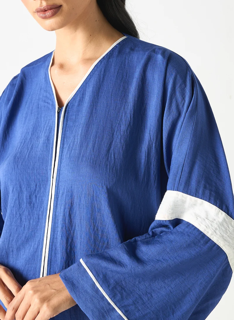Hadiyath Al Madinah HM - Two Toned Abaya with Hijab