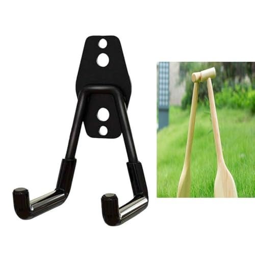 Todefrgu Kayak Oars Holds Rack, Paddle Mount Hanger, Wall Mounts for Oar Hangers, Perfect for Display & Storage, Garage, Dock or Shed, NO Paddle - 2-Pcs - Image 3