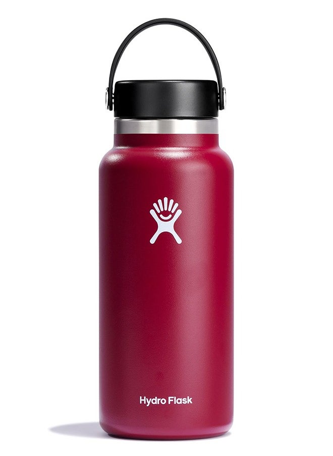 Hydro Flask - 32 oz Wide Mouth with Flex Cap Stainless Steel Reusable Water Bottle - Vacuum Insulated, Dishwasher Safe, BPA-Free, Non-Toxic - Image 1
