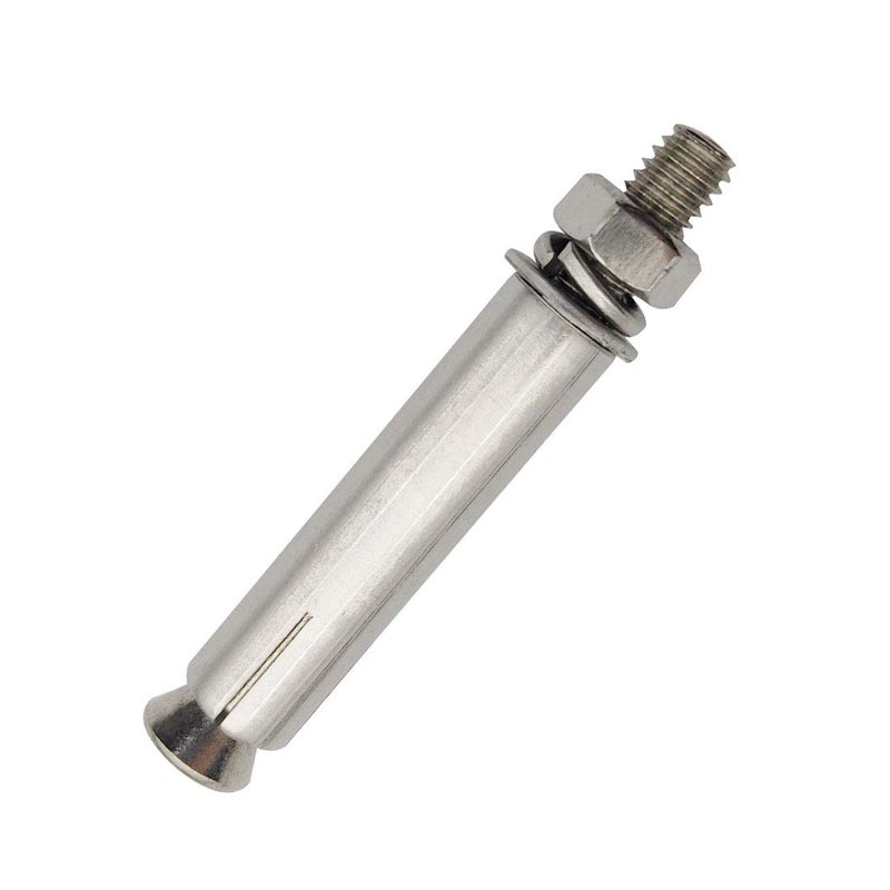 Sipery Expansion Bolts, 304 Stainless Steel External Hex Nut Expansion Screw Bolts Sleeve Anchor M6x60mm 8Pcs - Image 2