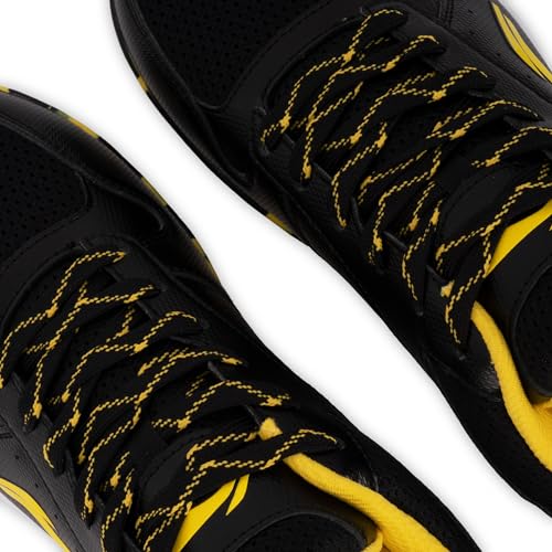 Li-Ning Ultra Power Non-Marking Badminton Shoe|Indoor Sports|Stability Heel, Prototypical Sole, Lightweight Shoe (Black/Yellow,UK 1) - Image 5