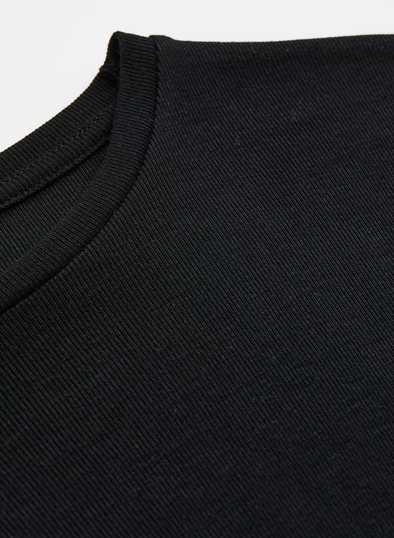 H&M Round Neck Knitted Top