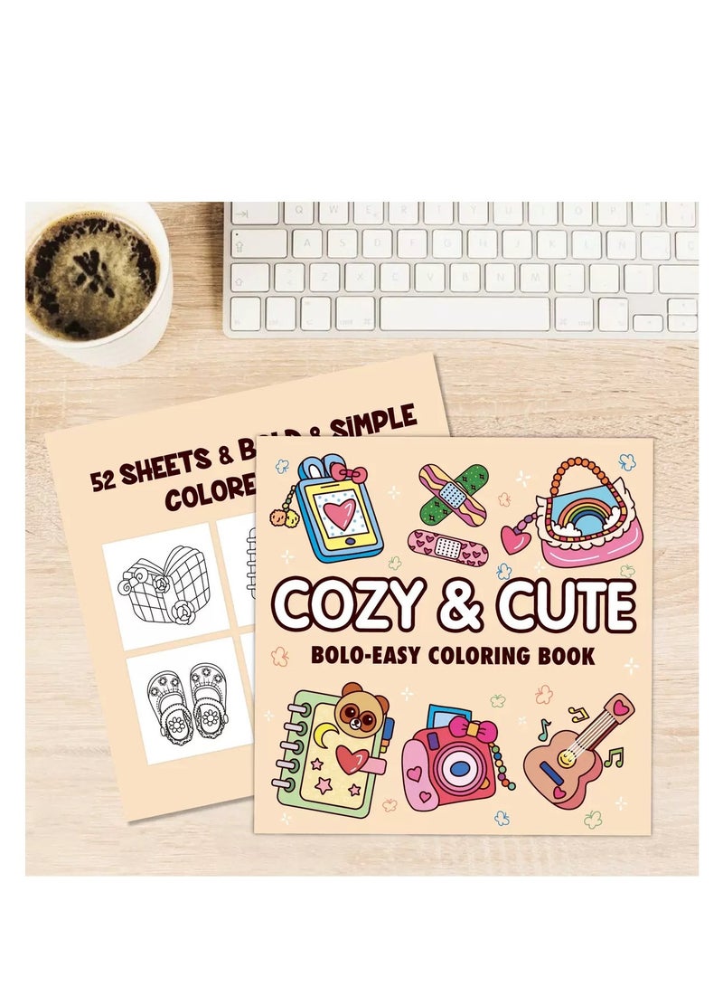 Coloring Book 52 Coloring Book Adult And Teen Drawings - Image 4