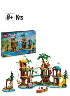 LEGO Friends Adventure Camp Tree House Camping Playset Toy For Girls And Boys Aged 8 And Over, Building Set, 5 Mini-Dolls And 5 Animal Figures, Gift Idea For Kids (1,128 Pieces) 42631  - Image 1