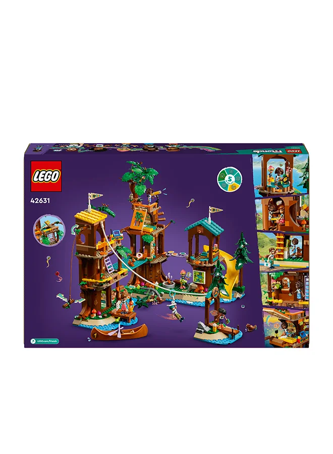 ليغو مجموعة لعب بيت الشجرة في مخيّم المغامرات 42631 من LEGO® Friends