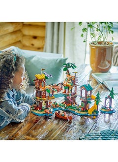 LEGO Friends Adventure Camp Tree House Camping Playset Toy For Girls And Boys Aged 8 And Over, Building Set, 5 Mini-Dolls And 5 Animal Figures, Gift Idea For Kids (1,128 Pieces) 42631  - Image 3