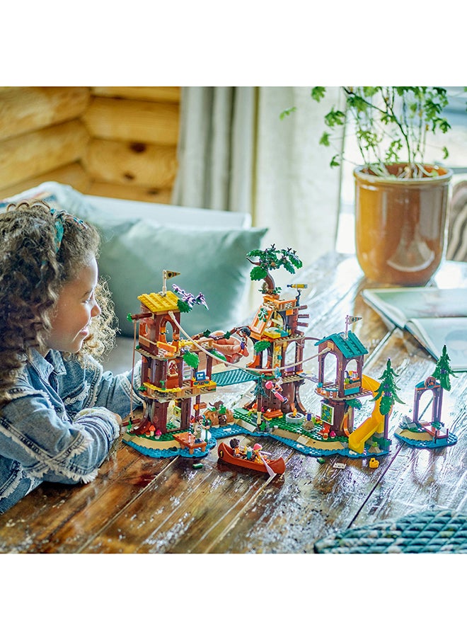 LEGO Friends Adventure Camp Tree House Camping Playset Toy For Girls And Boys Aged 8 And Over, Building Set, 5 Mini-Dolls And 5 Animal Figures, Gift Idea For Kids (1,128 Pieces) 42631  - Image 3