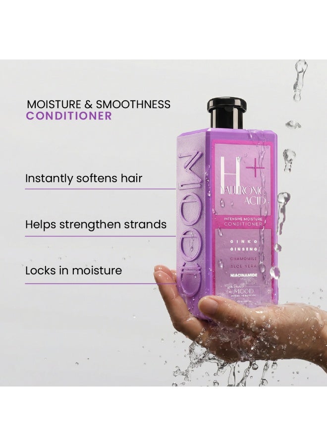 MOOD Hyaluronic Acid Plus Intensive Moisture Conditioner (400ml) - Image 2