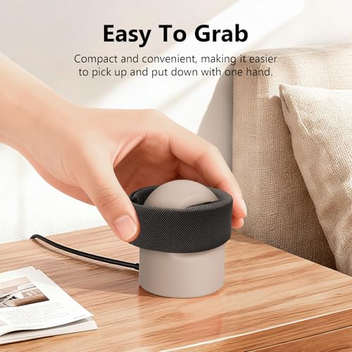 Oshmirian Silicone Charger Stand Dock for Meta Ray-Ban Display Neural Band – Magnetic Fast Charging Stand,Drop-Proof & Scratch-Resistant,Charging Cable Not Included,Safe & Stable Charging Dock,Grey - Image 3