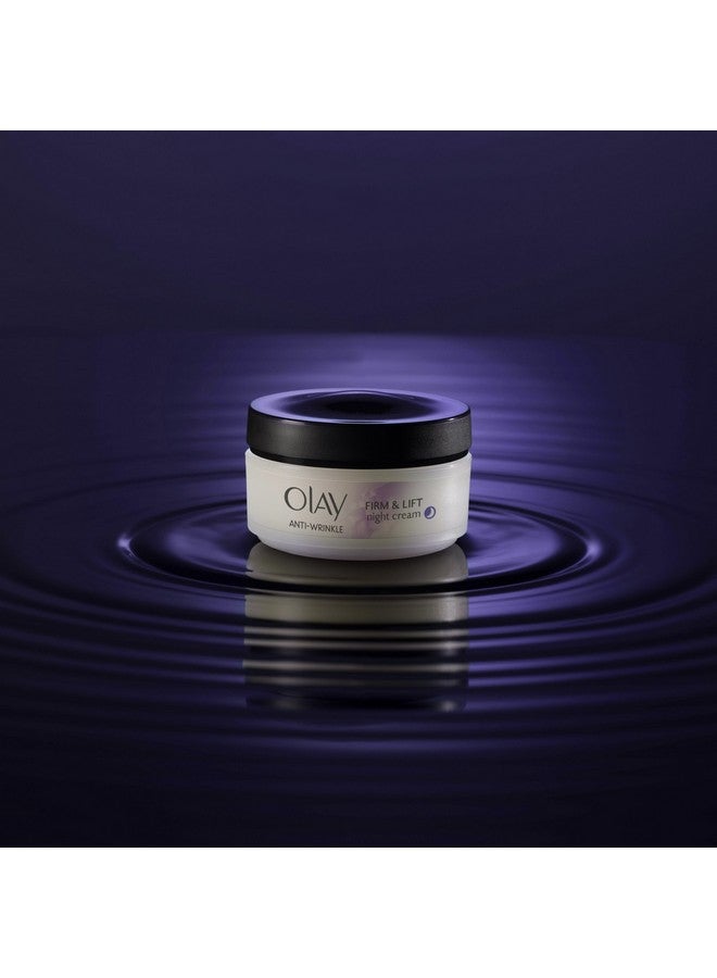 Olay Anti-Wrinkle Firm and Lift Night Cream for 40+, 1.7 Ounce - Image 3