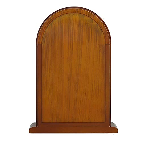 CRAFT SMITH Vertical Wooden Analog Pendulum English Numbers Table Clock for Office Desk Study Living Room Decorations Gifts Size 23 x 8 x 335 CM Weight 1240 Gram Colour Brown - Image 5