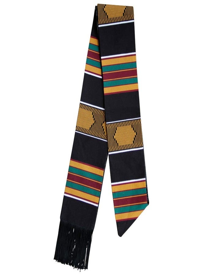 Endea Graduation شال كينتي فاخر من إنديا للتخرج - وشاح مزين بشرابات - للجنسين - Image 2