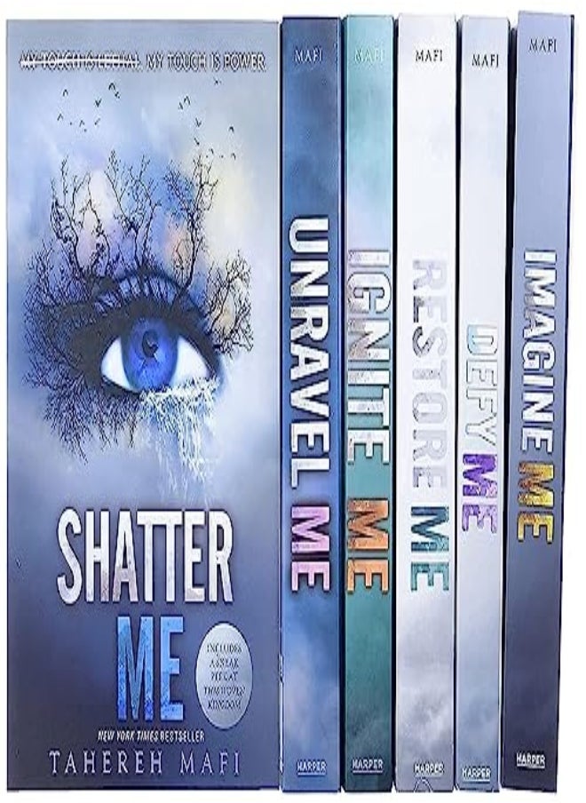 null - Shatter Me Series 6-Book Box Set: Shatter Me, Unravel Me, Ignite Me, Restore Me, Defy Me, Imagine Me - Image 1