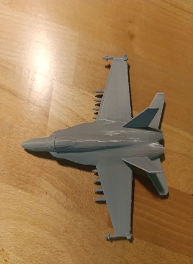 Beoals Military Fighter Jet Model Aircraft, Scale Model, Die-Cast Plastic, Grey - Image 3