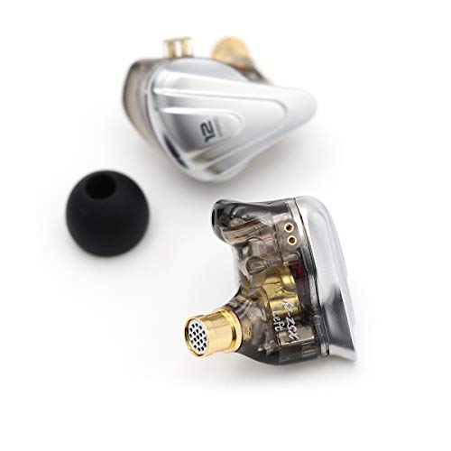 Linsoul KZ ZSX 5BA1DD 6 Driver Hybrid inEar HiFi Earphones with Zinc Alloy Faceplate Recessed 2 Pin Detachable Cable for Audiophile Musician Without Mic Black - Image 3