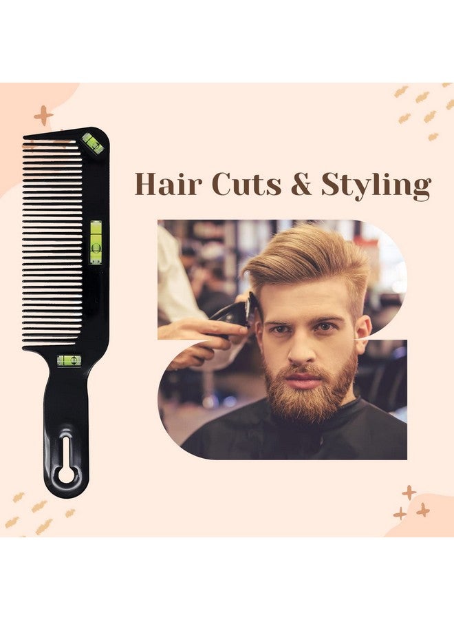Styling Gear Styling Gear #312 Flat Top Clipper Blending Fade Combs With Levels Hair Cutting Barber Flattop Fading Thin Flexible For Women Men Black 2 Piece - Image 3