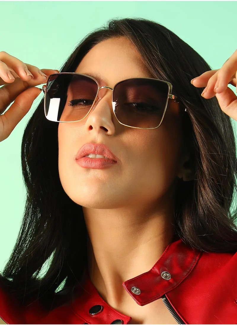 Haute Sauce Gradient Oversized Sunglasses