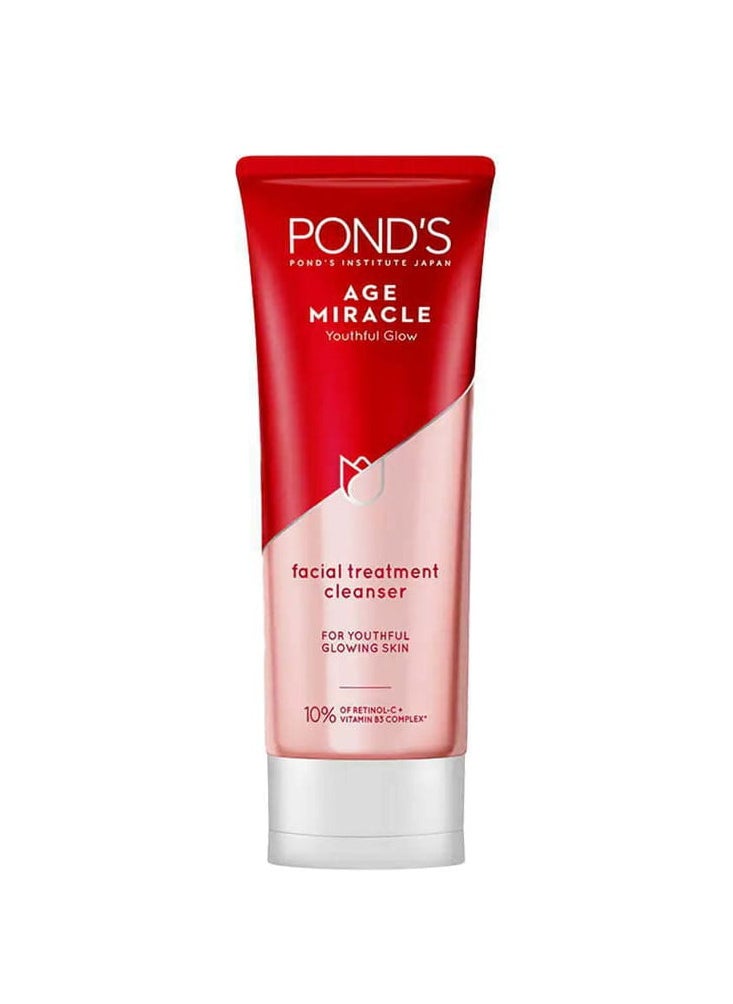PONDS Ponds  Age Miracle Youthful Glow Facial Treatment Cleanser 