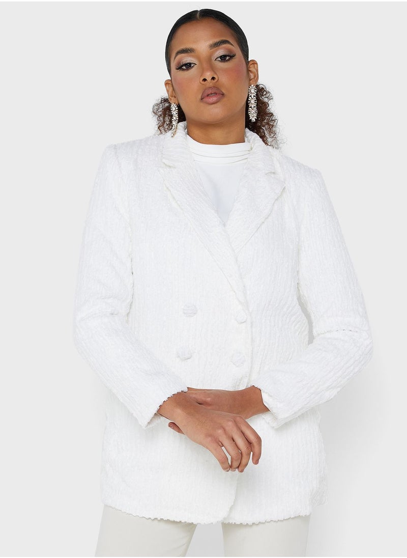 Montania Ribbed Knitted Blazer  - Image 1