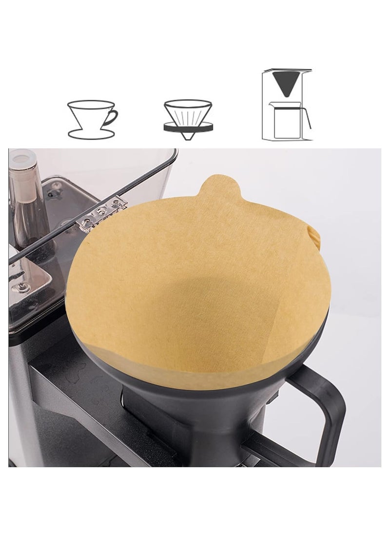 ADAK - Natural Unbleached Coffee Filters, Size 02, 100 Count – Cone Filters for 1-4 Cup Pour Over Coffee Makers & V60 Drippers - Image 1