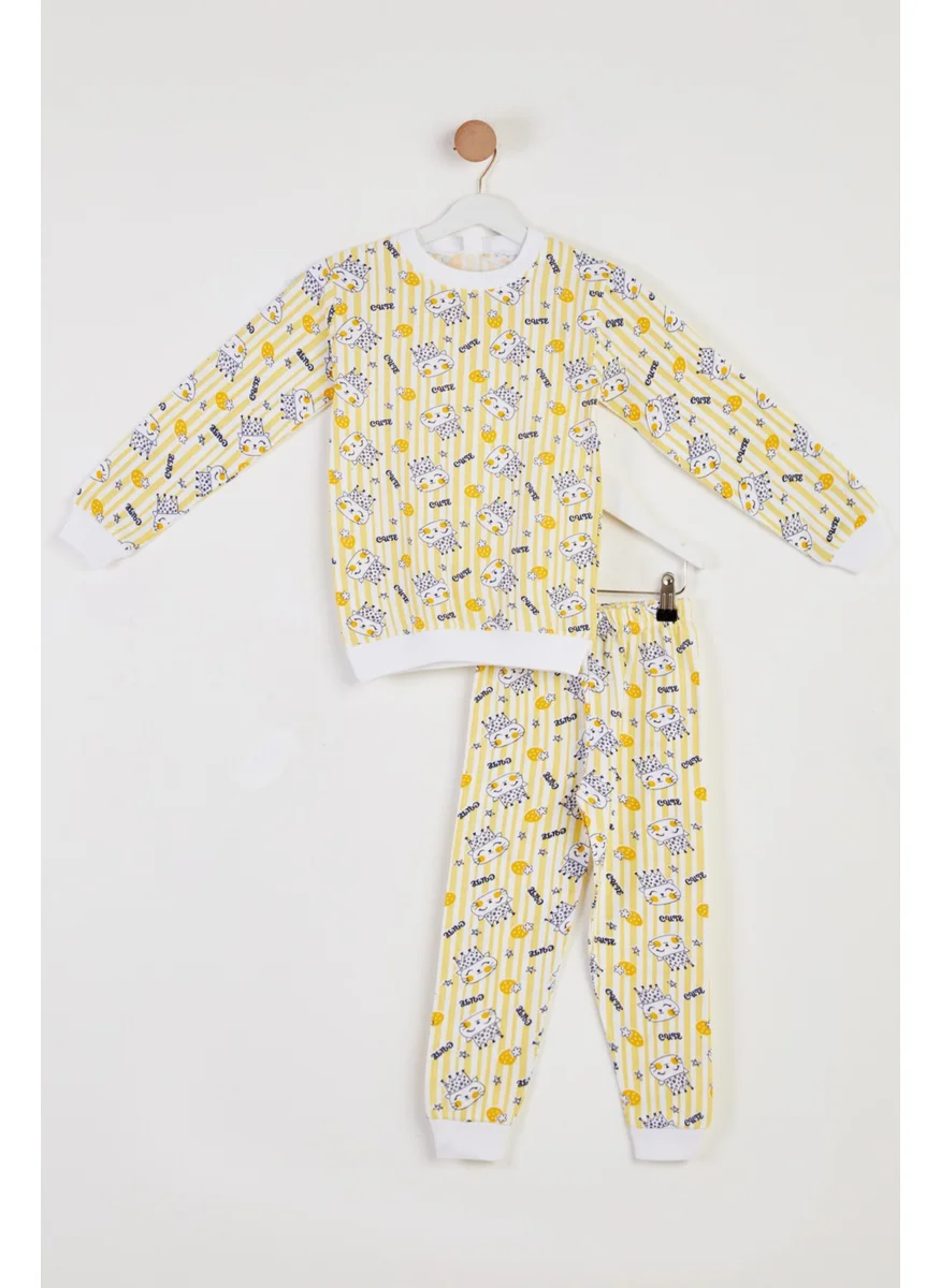 Tofisa Girl's Sari Printed Pajama Set - 26449