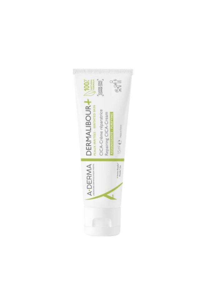 A-Derma Dermalibour+ Cica Repairing Cream 15ml - Image 1