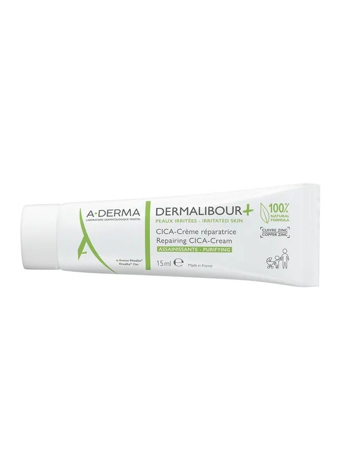 A-Derma Dermalibour+ Cica Repairing Cream 15ml - Image 4