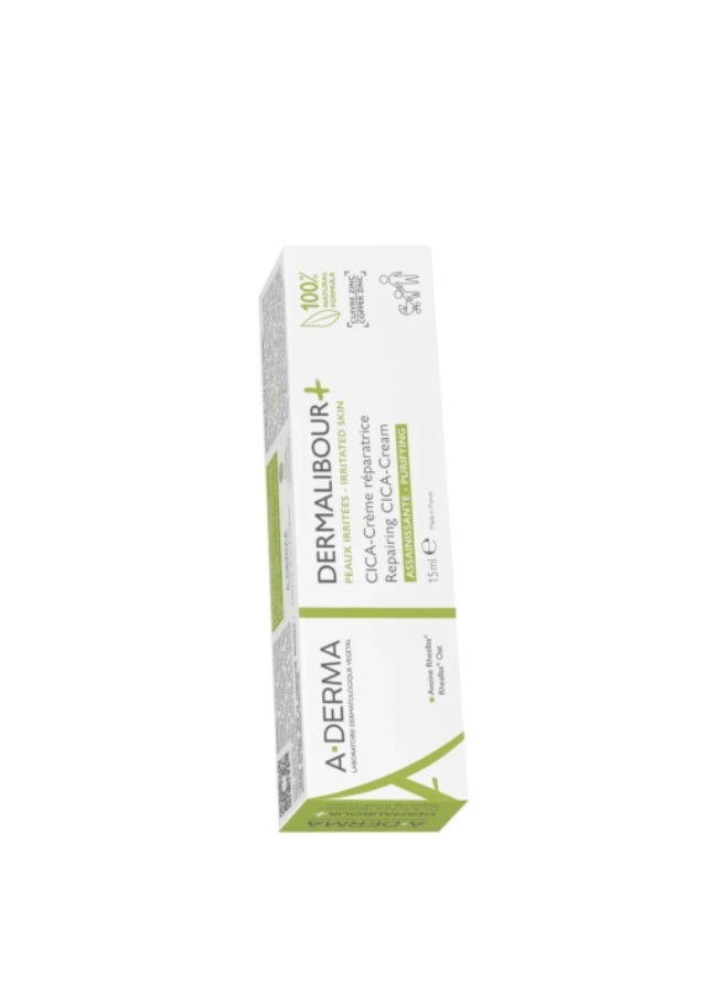 A-Derma Dermalibour+ Cica Repairing Cream 15ml - Image 3