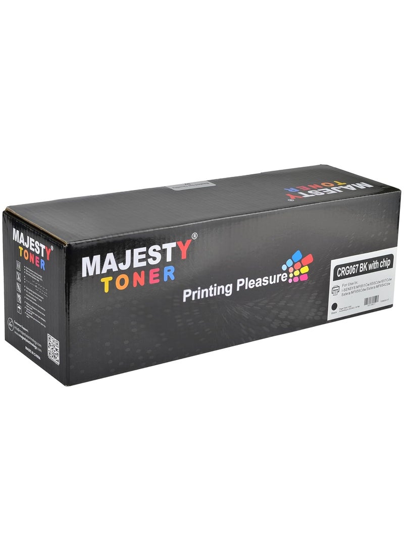 Majesty Majesty 067 Color Toner Cartridge Compatible with Canon LBP630, LBP631Cw, LBP632Cdw, LBP633Cdw, MF650, MF651Cw, MF652Cw, MF653Cdw, MF654Cdw, MF655Cx, MF656C dw, MF657Cdw Black  - Image 2