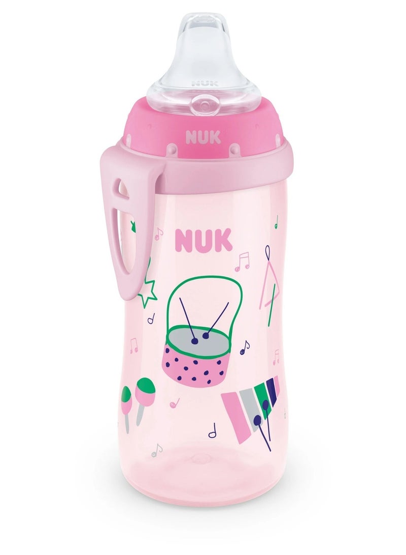 نوك كوب نيوك فليكسي (NUK Flexi Cup) مع مصاصة ناعمة - 300 مل (لعمر 12 شهر فما فوق) - Image 1