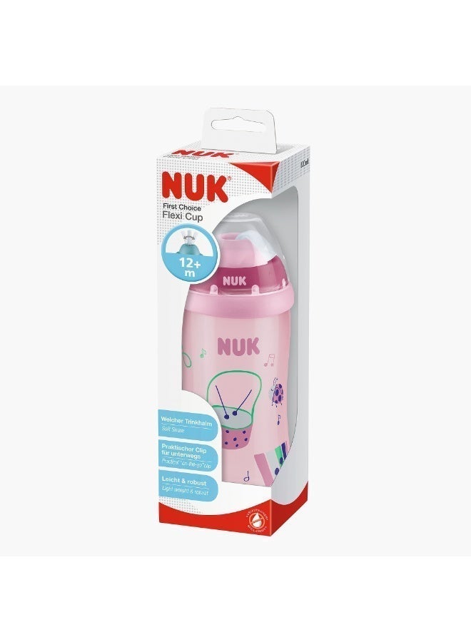 نوك كوب نيوك فليكسي (NUK Flexi Cup) مع مصاصة ناعمة - 300 مل (لعمر 12 شهر فما فوق) - Image 2