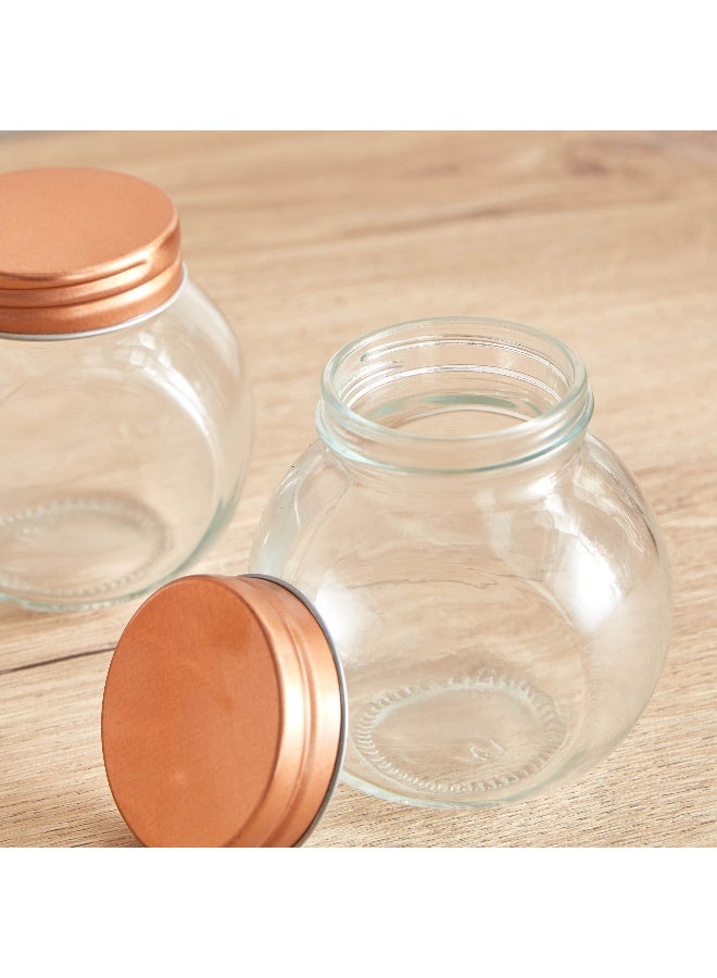 Home Box طقم رف توابل زجاجي أساسي مكون من 5 قطع 18 × 10 × 8 سم - Image 5