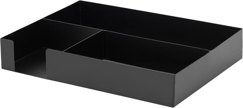 Realspace Desk Organizer With  12 x 9 x 2 Black - Image 1