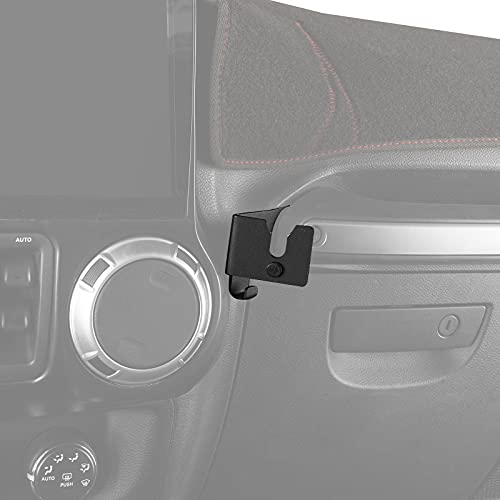 Hooke Road Wrangler Walkie Talkie Mount Bracket CB Radio Holder Compatible with Jeep JK Wrangler & Unlimited 11-18 - Image 2