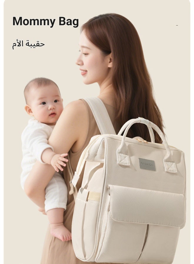 Diaper Bag Backpack Large Capacity, Waterproof Insulated Mommy Bag with Multi Compartments, Travel Baby Nappy Bag for Stroller Newborn, Baby Shower Gift - Image 1