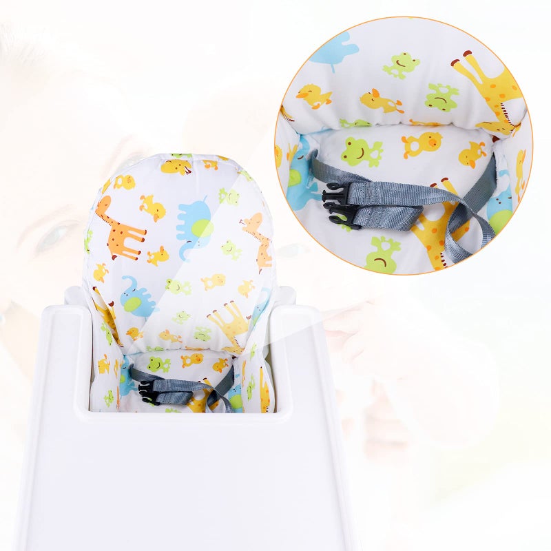 twoworld High Chair Cushion for IKEA Antilop Highchair, Baby High Chair Seat Cover Liner Mat Pad Cushion for IKEA Antilop High Chair (Animal Pattern) - Image 4
