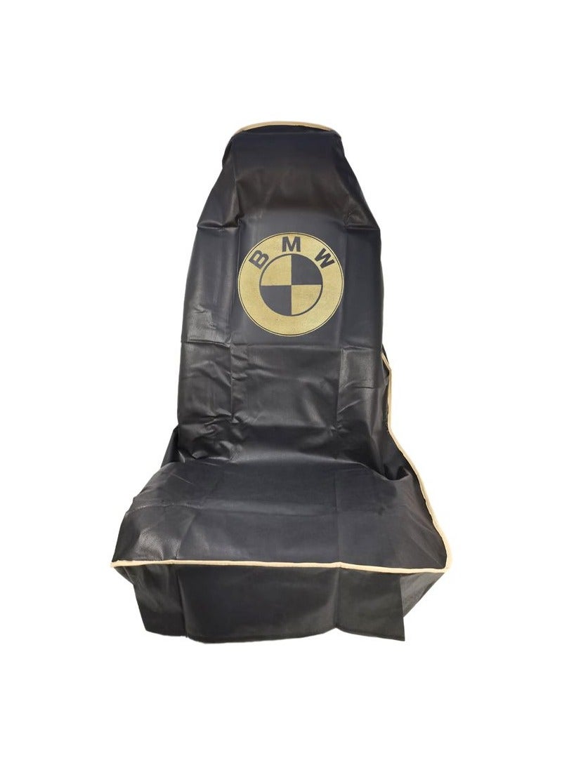 BMW Universal Car Seat Dust Dirt Protection Cover, Car Seat Cover, Extra Protection For Your Seat B.M.W 2 pcs Set - Image 3